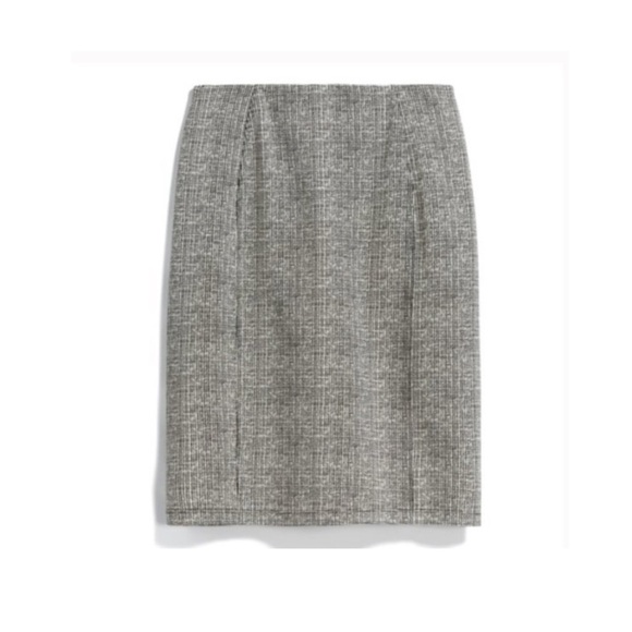 Liverpool | England Plaid Stretchy Pencil Skirt - Picture 1 of 4